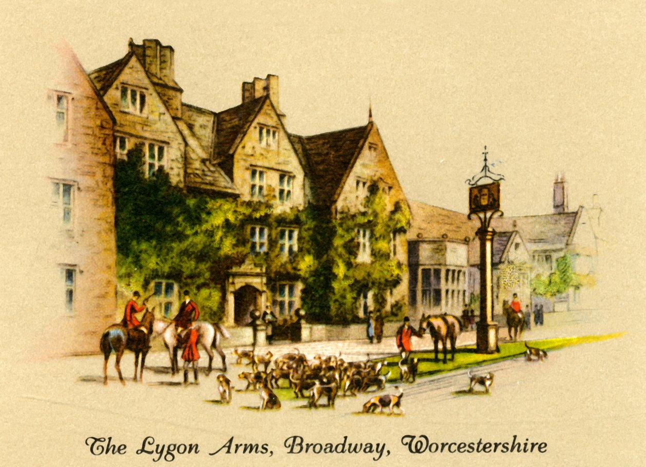 The Lygon Arms, Broadway, Worcestershire, 1936. od Unbekannt