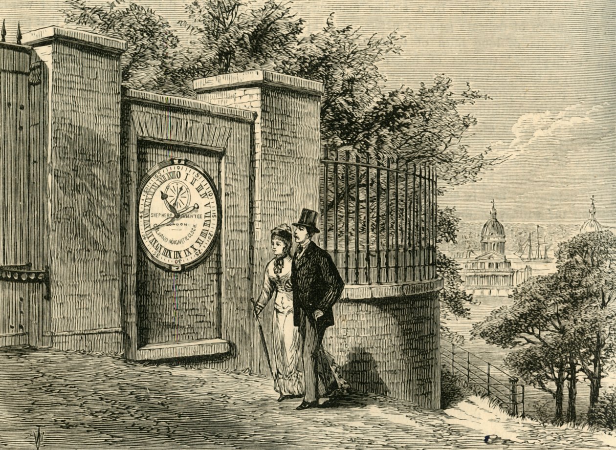 Magnetické hodiny, Greenwich Observatory, c1840, c1878. od Unbekannt