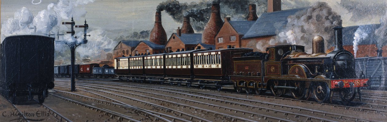 Manchester Express poblíž Stoke-on-Trent od Unbekannt