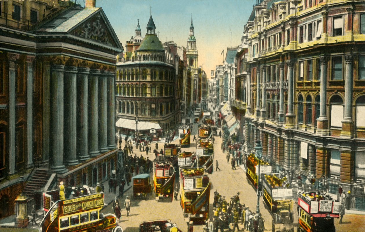 The Mansion House a Cheapside, Londýn, . od Unbekannt