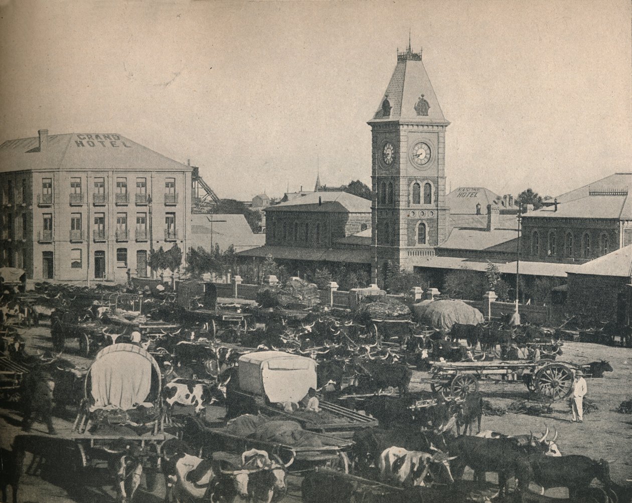 Trh, Kimberley, 1900. od Unbekannt