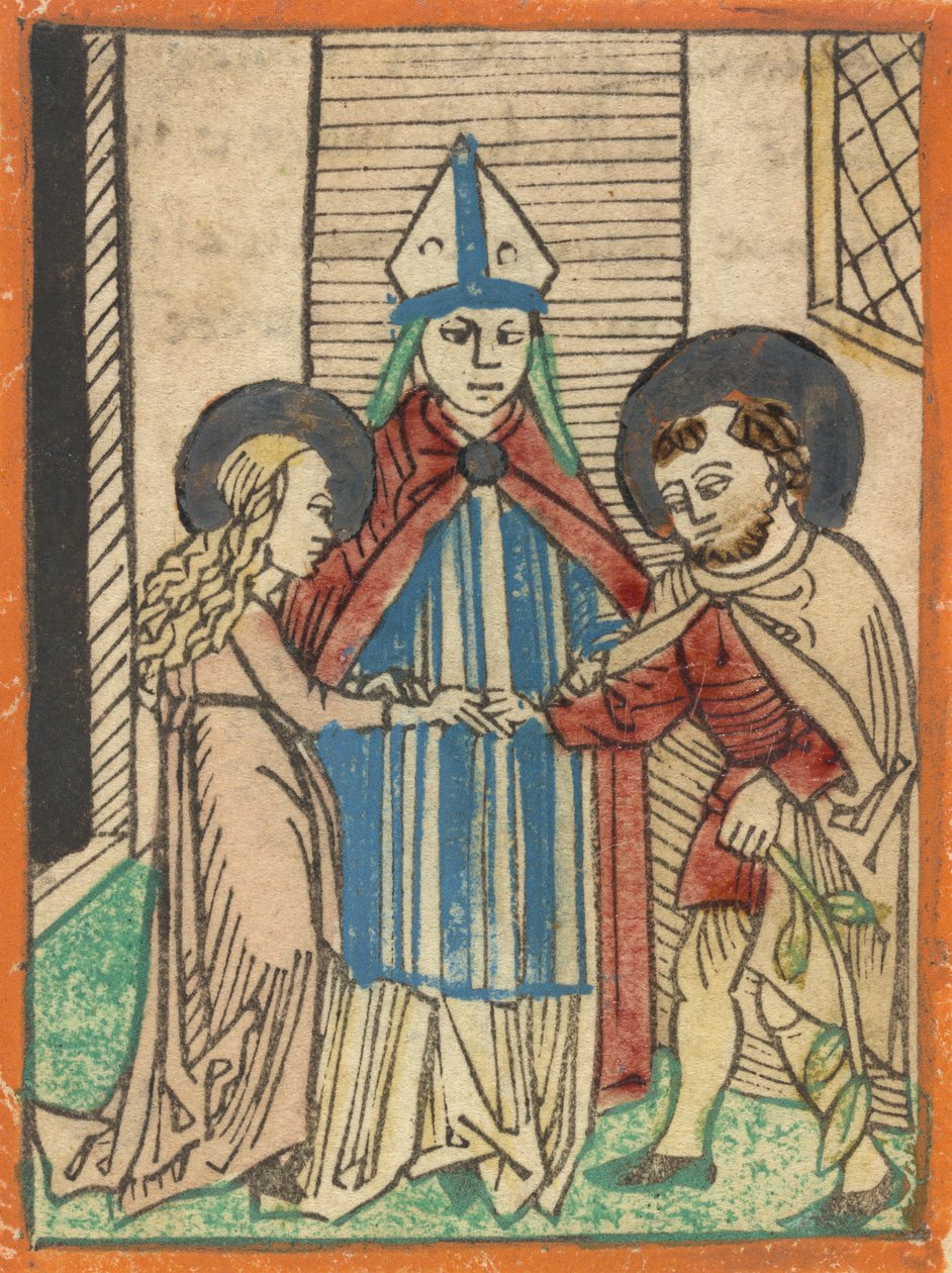 Svatba Panny, 14801490. od Unbekannt