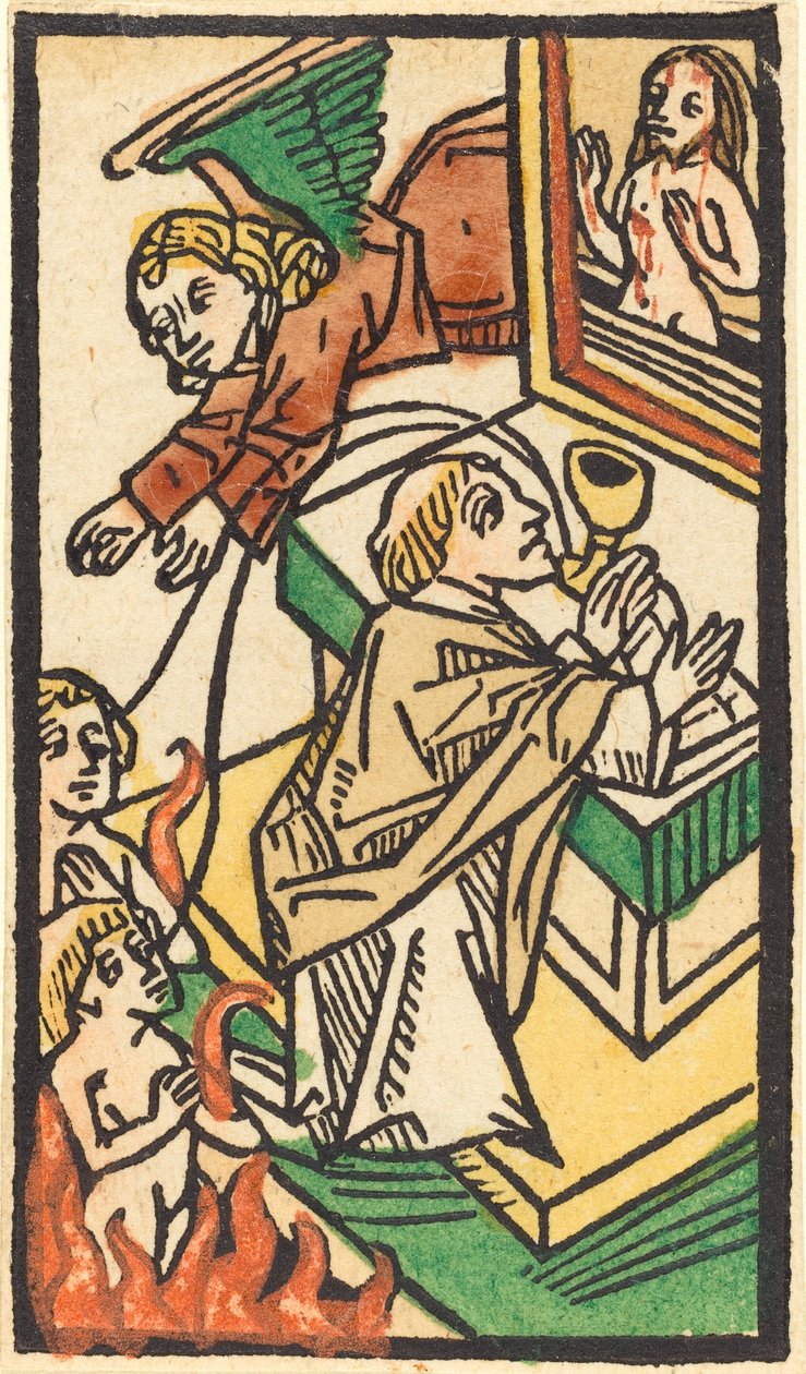 Mše svatého Řehoře, 14701480. od Unbekannt