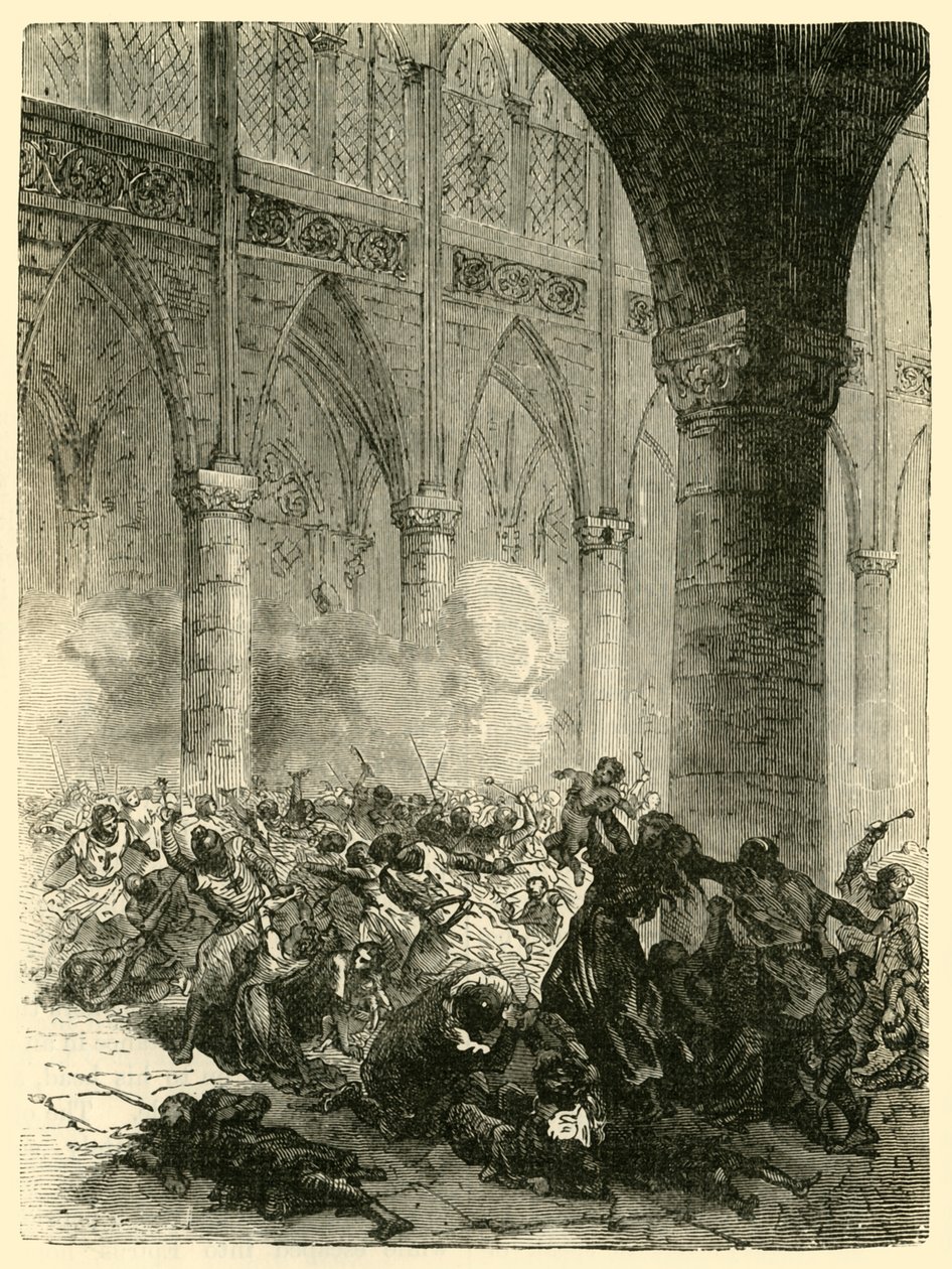 Masakr v Beziers, 1209, 1890. od Unbekannt