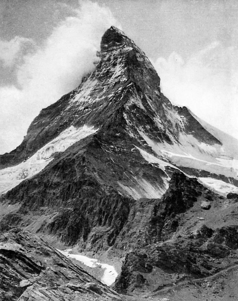 Matterhorn, Alpy, 20. století od Unbekannt