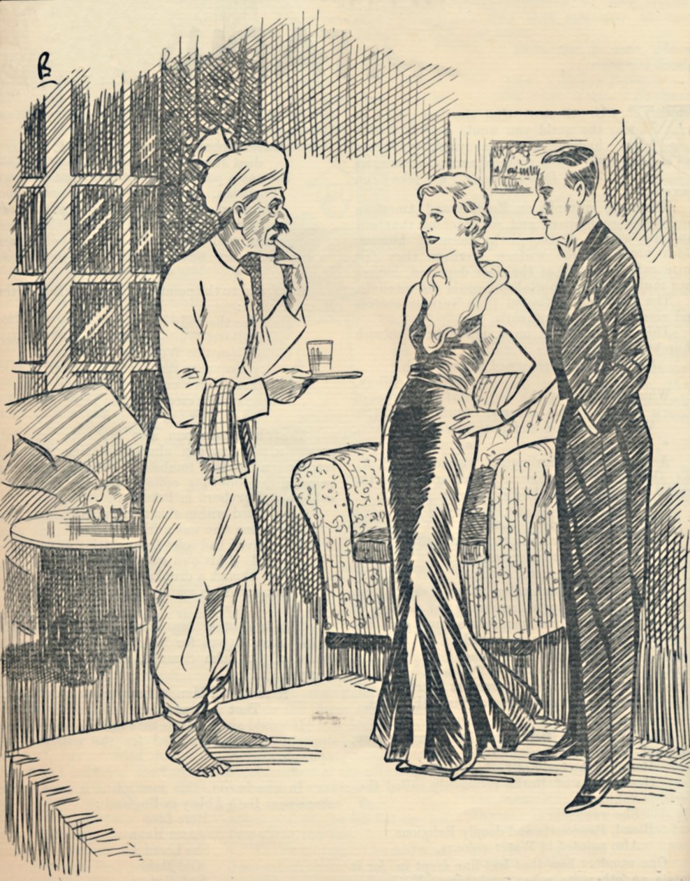 Memsahib vysílá své nově získané hindustanské..., 1936. od Unbekannt