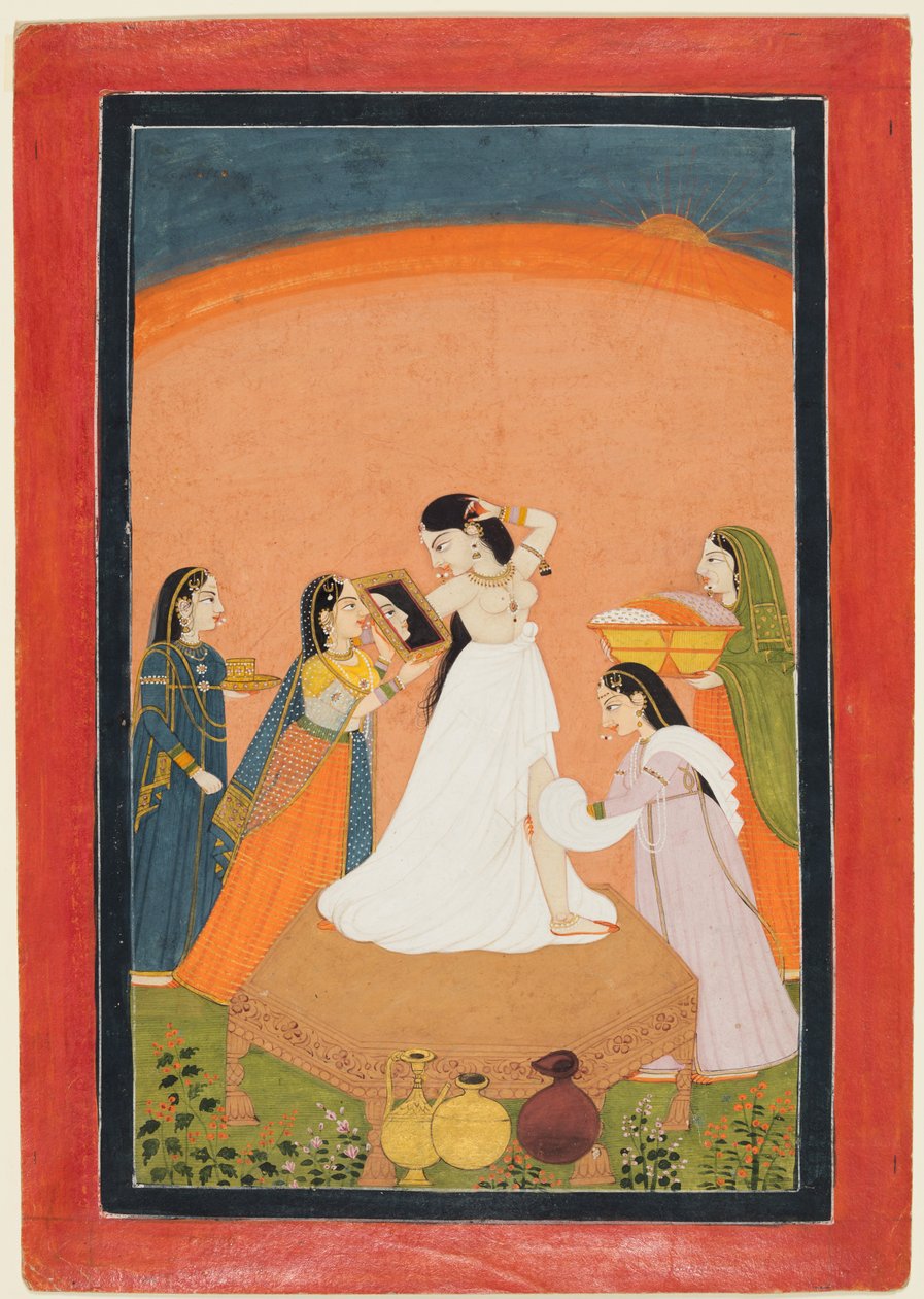 Ranní toaleta, 1810-25. od Unbekannt