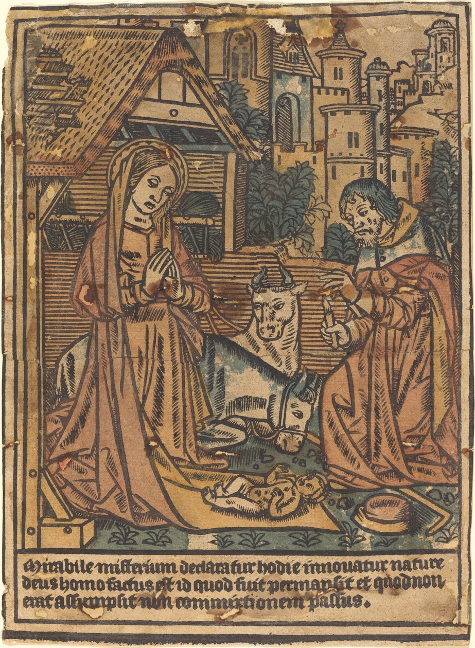 Narození Páně, 14901500. od Unbekannt