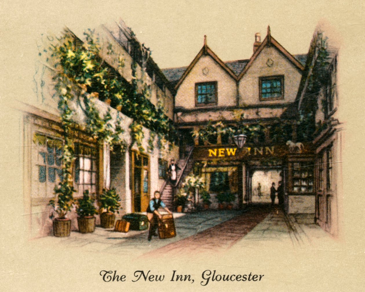 The New Inn, Gloucester, 1936. od Unbekannt