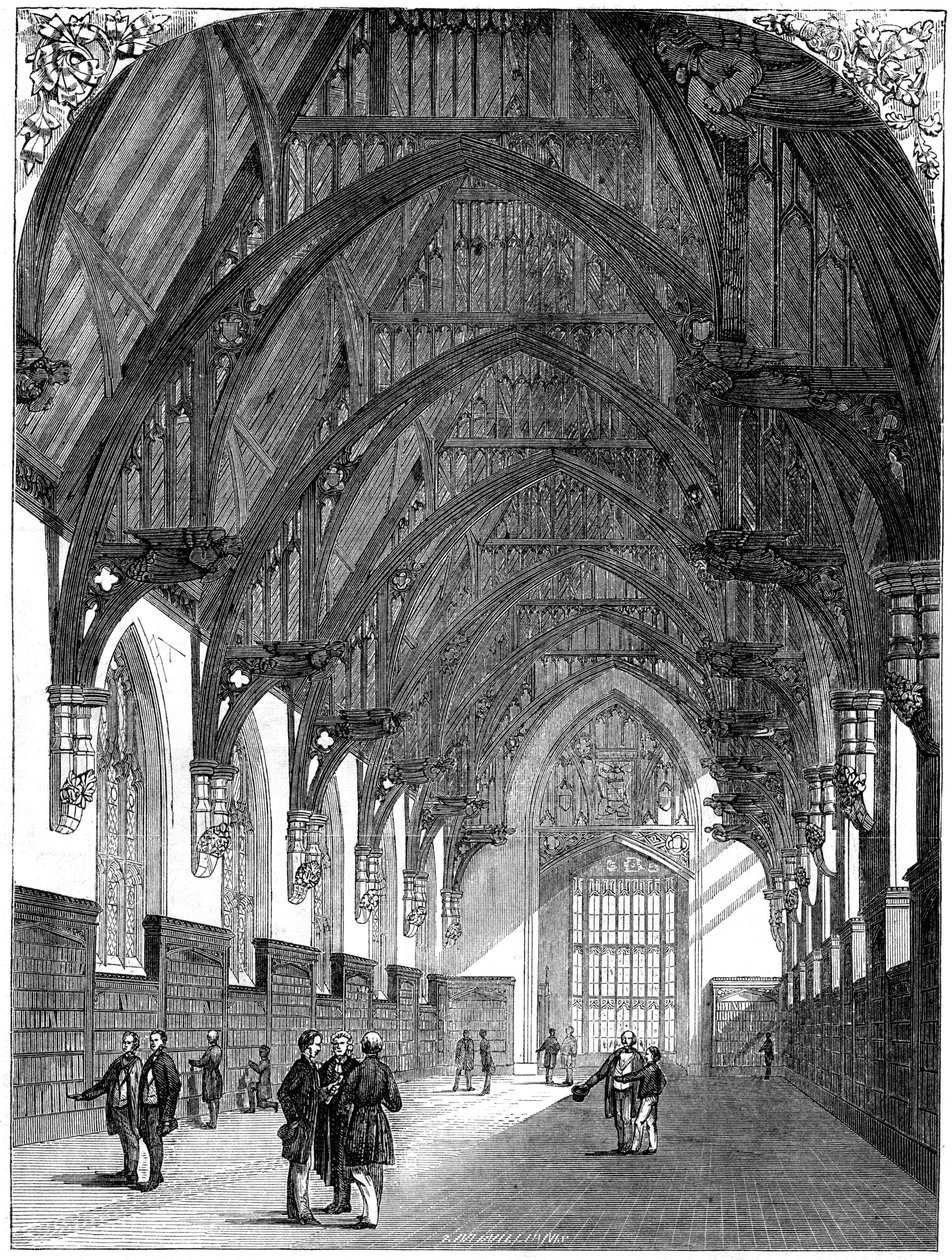 Knihovna New Middle Temple, 1861 od Unbekannt