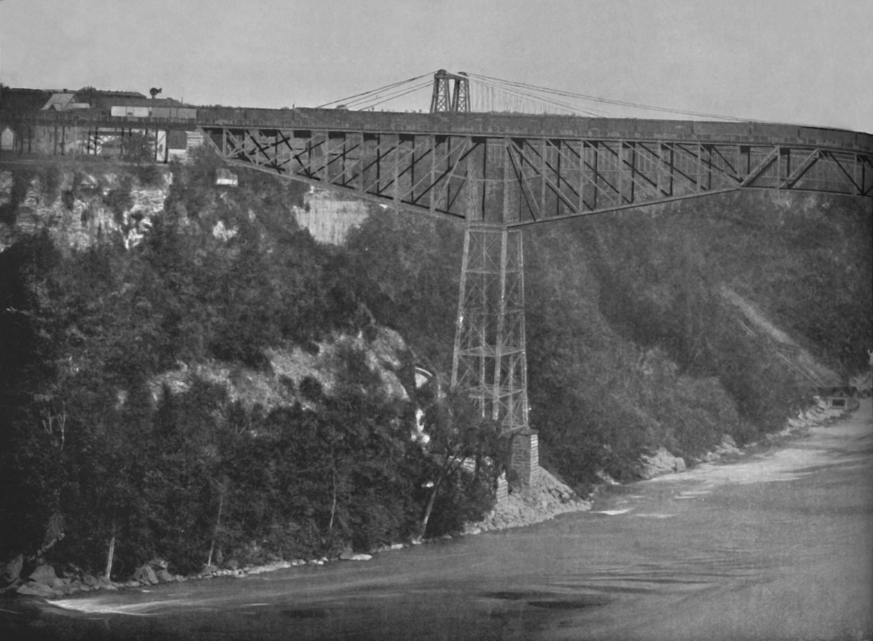 Konzolový most Niagara, 19. století od Unbekannt