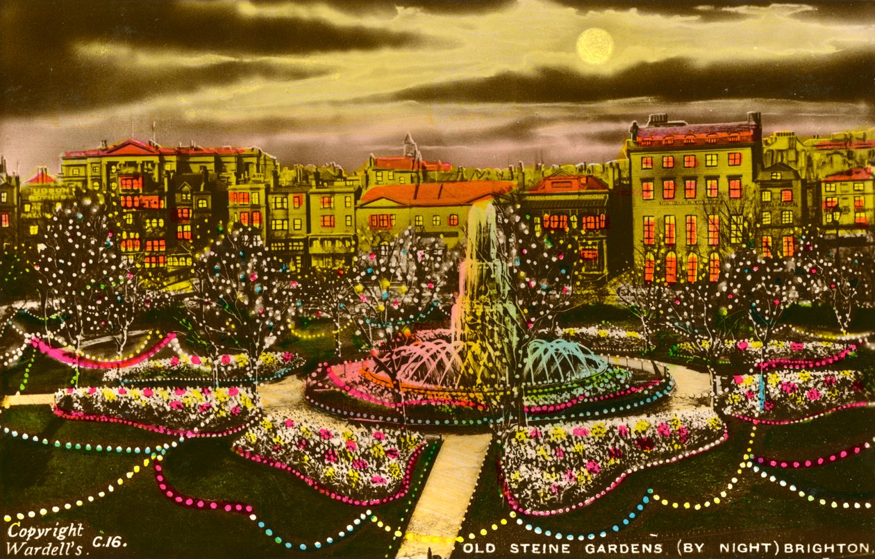 The Old Steine Gardens, Brighton, Sussex, c1940 od Unbekannt