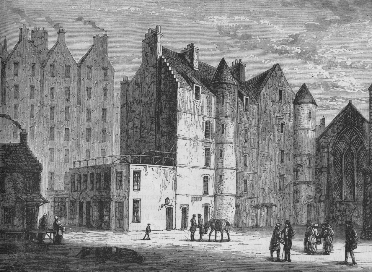The Old Tolbooth, Edinburgh, c1880 od Unbekannt