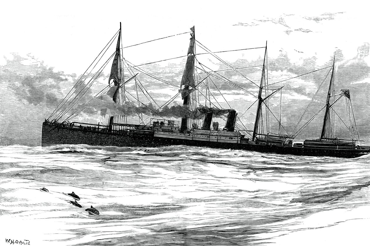 Parník Orient Steam Navigation Company, c1880 od Unbekannt