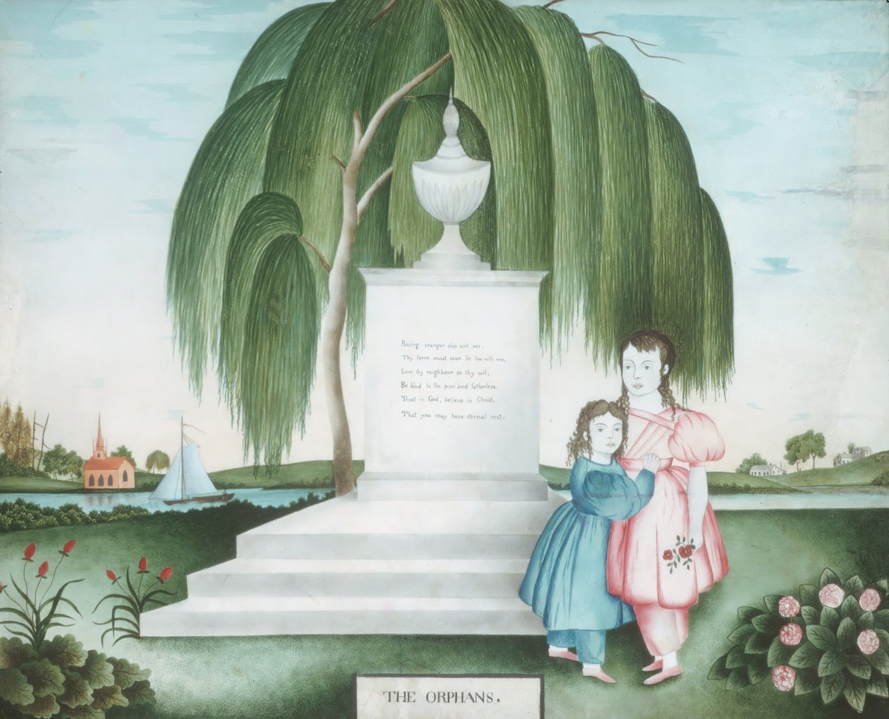 Sirotci, ca. 1830. od Unbekannt