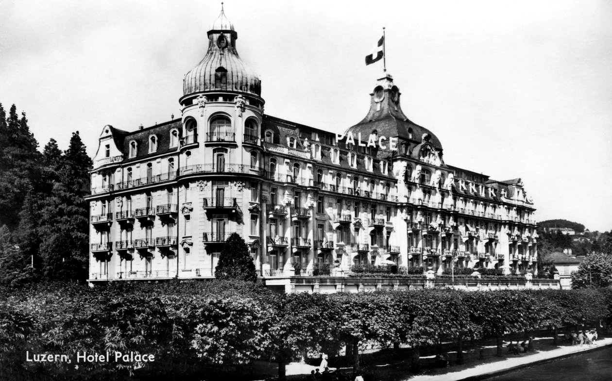 Palace Hotel, Lucern, Švýcarsko, počátek 20. století od Unbekannt