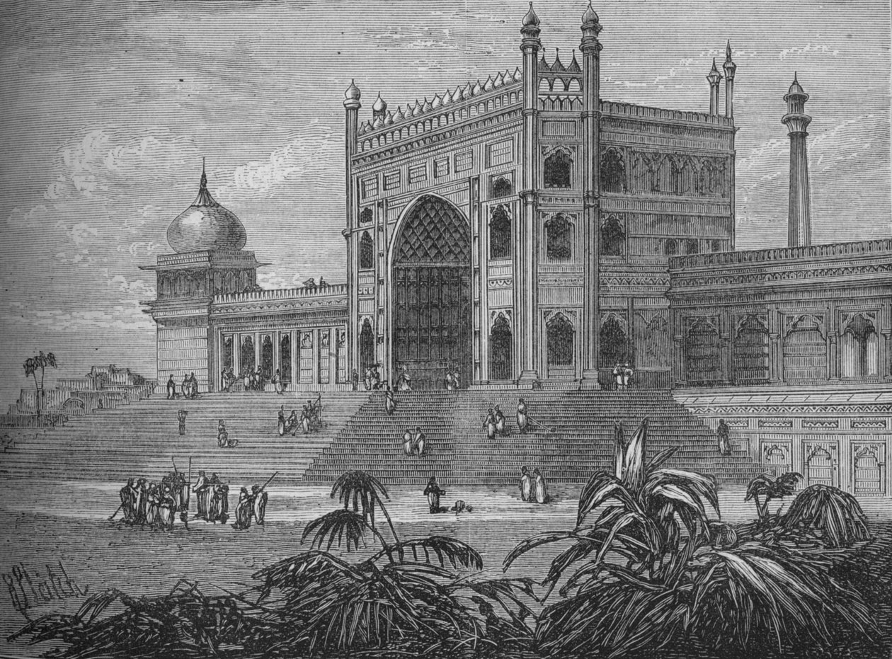 Palác v Dillí, c1880 od Unbekannt
