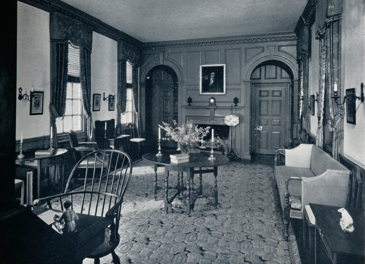 The Parlor of the Raleigh Tavern, c1938 od Unbekannt