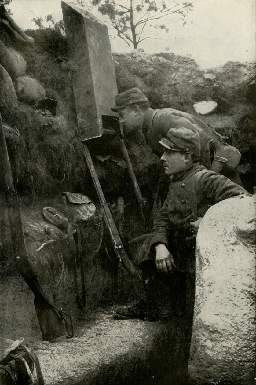 Periskop v zákopech, 1919. od Unbekannt