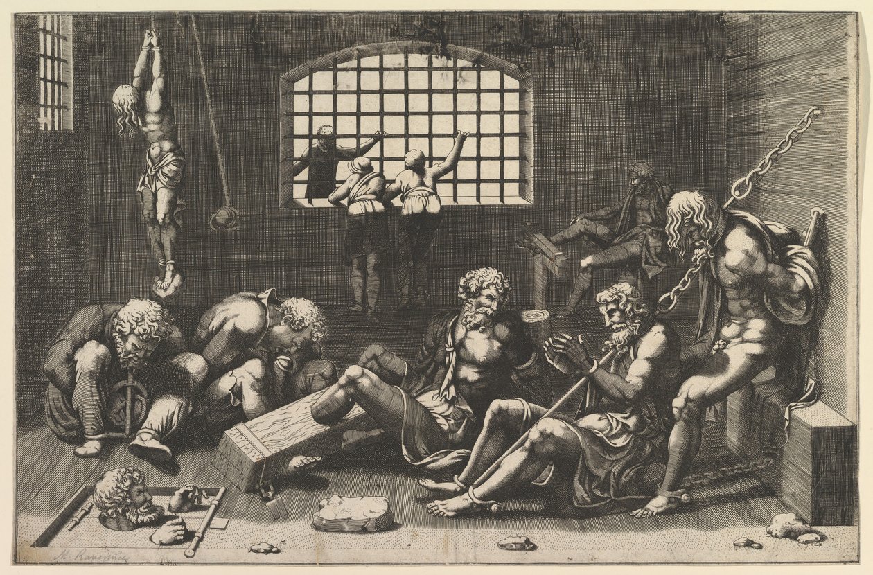 Vězení, 1550-1600. od Unbekannt