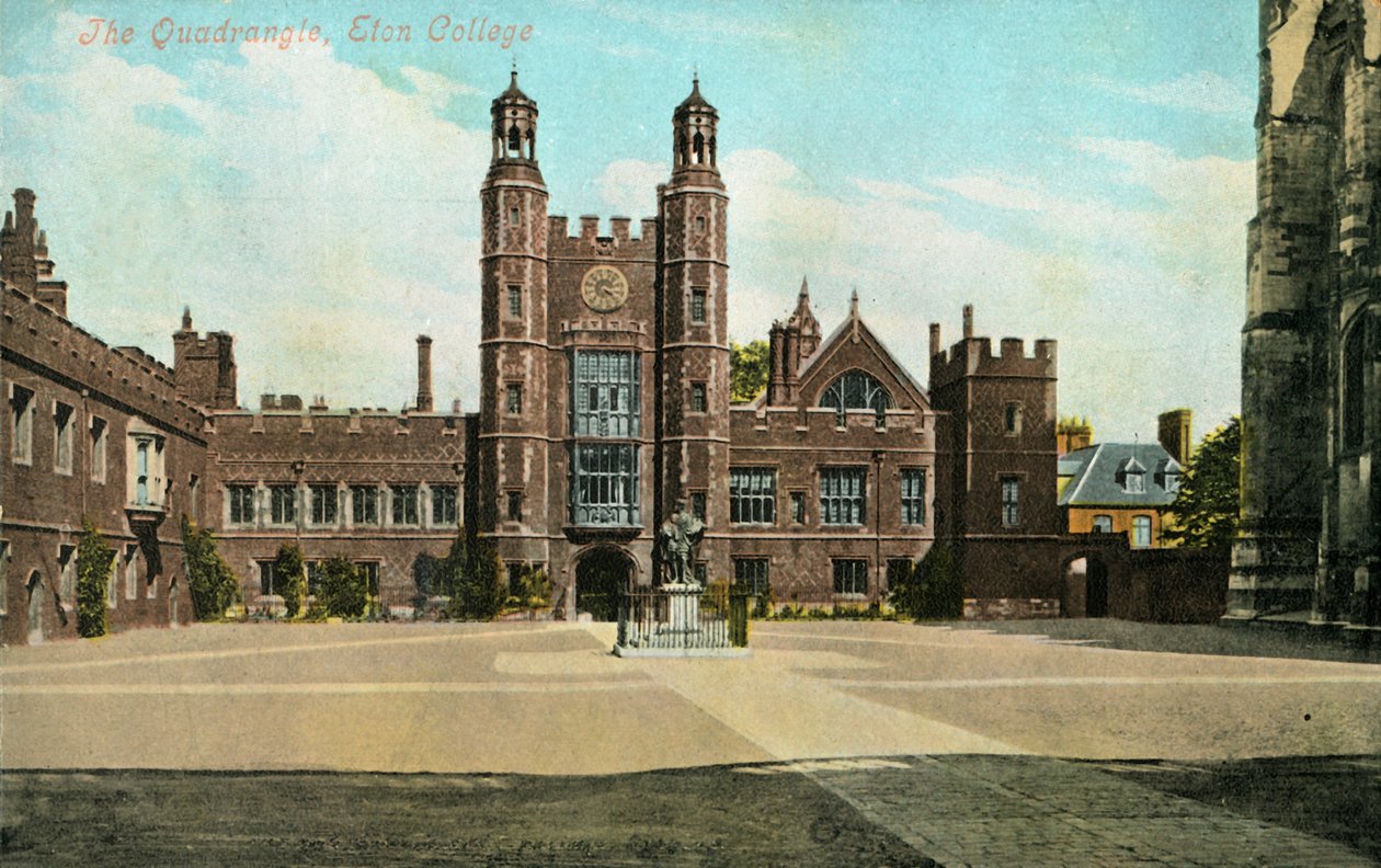 The Quadrangle, Eton College, 1905. od Unbekannt