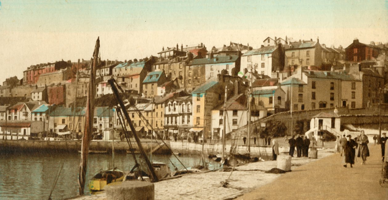 The Quayside, Brixham, 40. léta 20. století. od Unbekannt