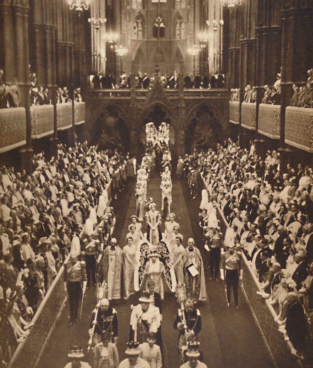 The Queens Procession, 12. května 1937 od Unbekannt