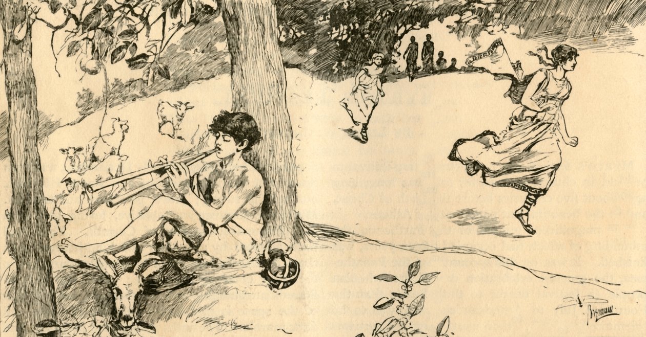 Race of the Spartan Girls, 1881. od Unbekannt