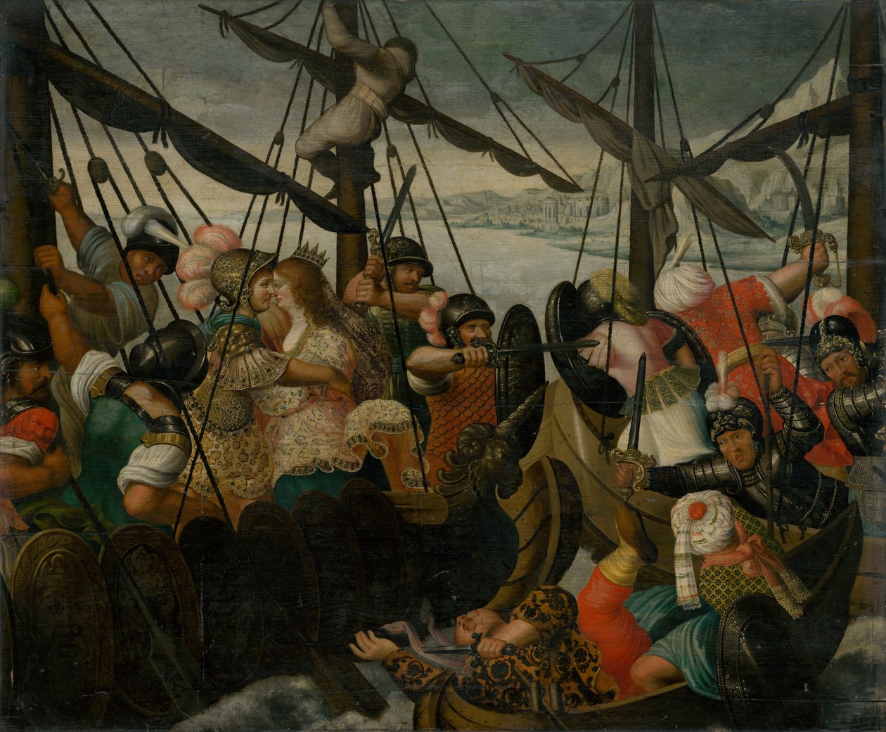 Znásilnění Heleny, c. 1550. od Unbekannt