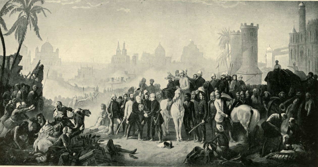 Reliéf Lucknow...listopad 1857, 1901. od Unbekannt