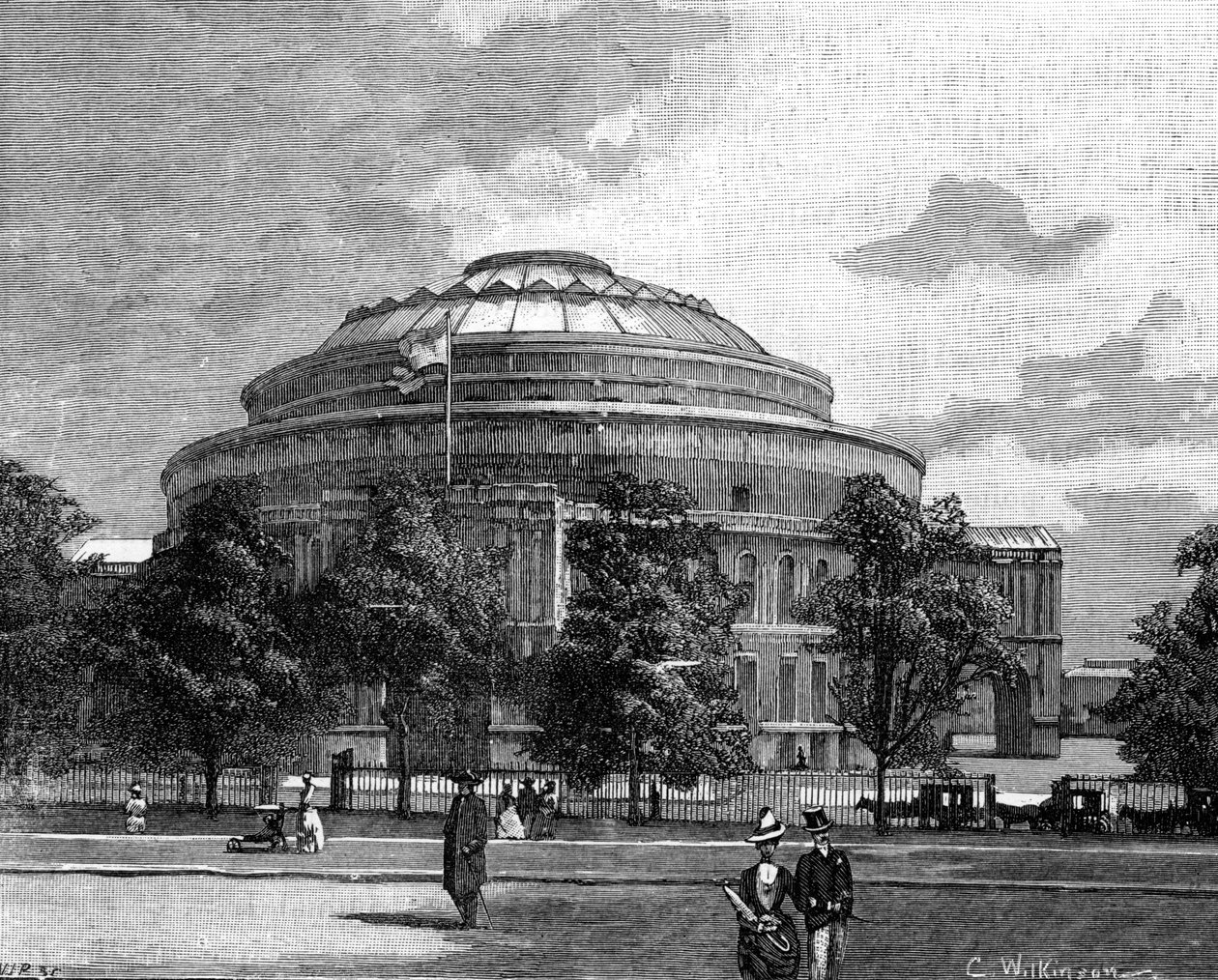 Royal Albert Hall, Kensington, Londýn, 1900 od Unbekannt