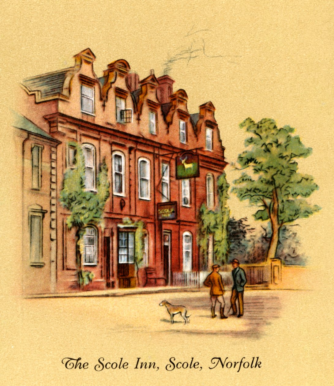 The Scole Inn, Scole, Norfolk, 1939. od Unbekannt