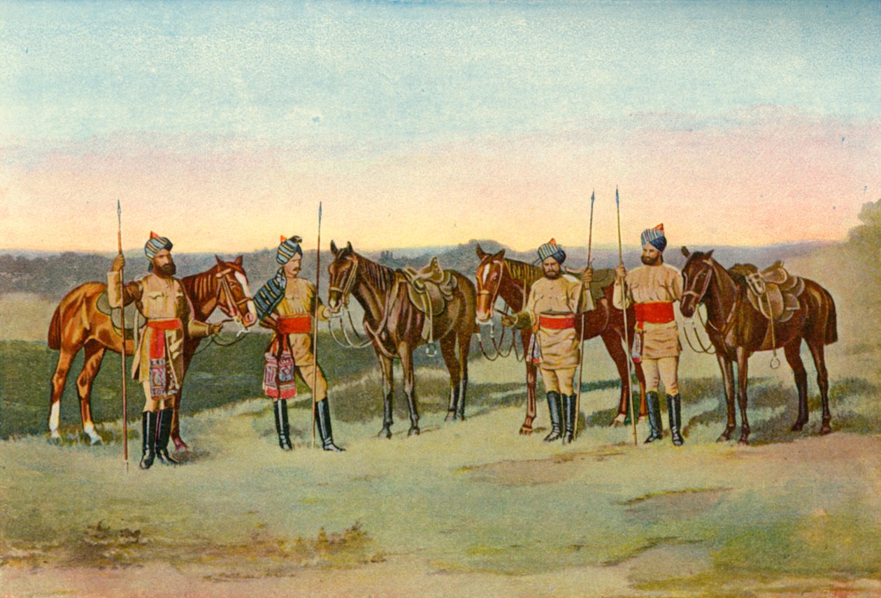 The Second Bengal Lancers, 1901. od Unbekannt