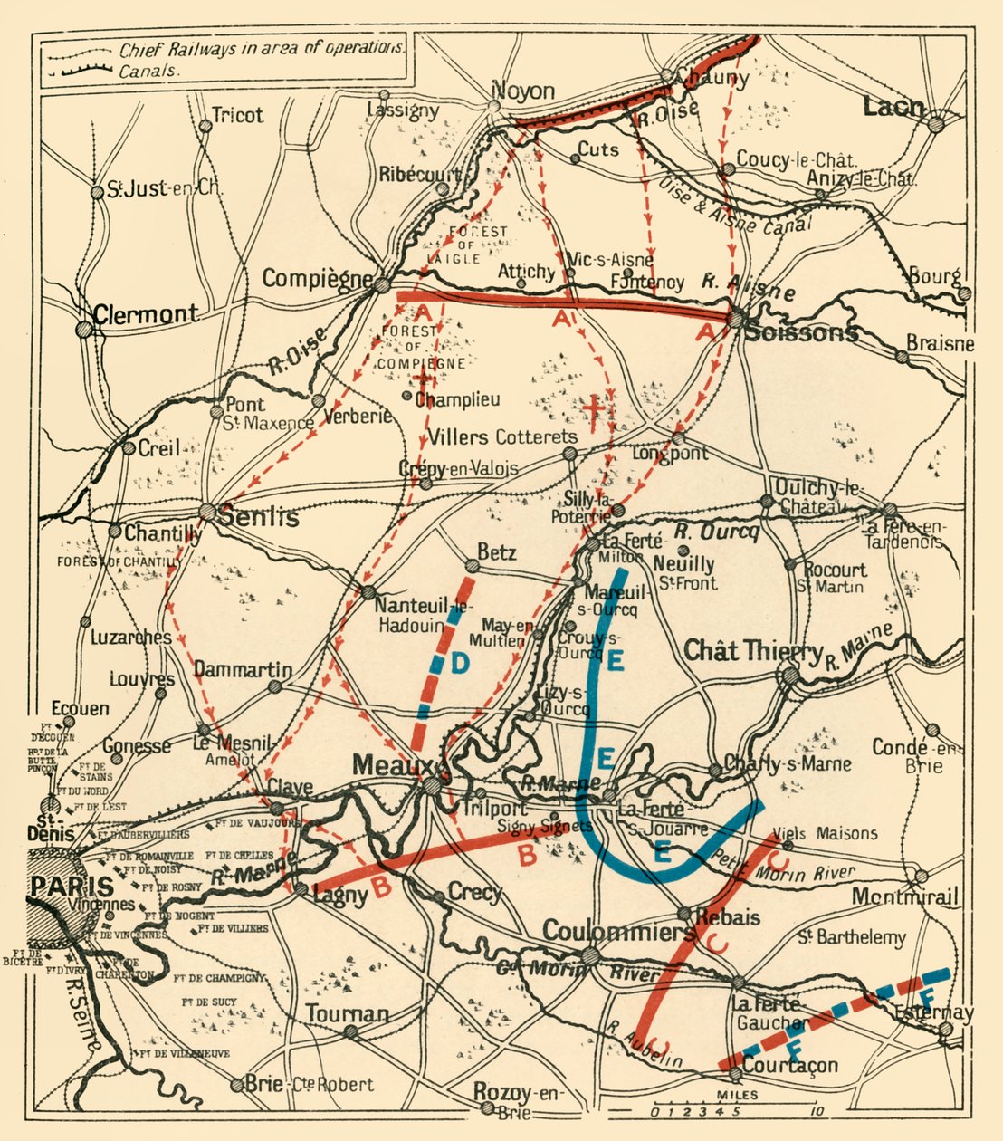 Druhá fáze Velkého ústupu...1914, c1920. od Unbekannt