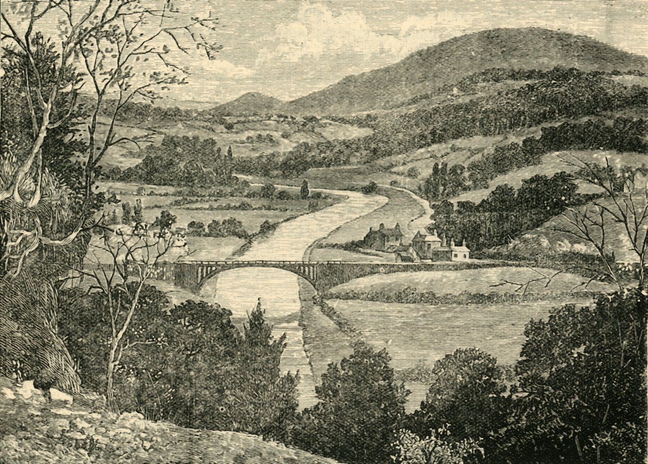 The Severn, z Benthall Edge, 1898. od Unbekannt