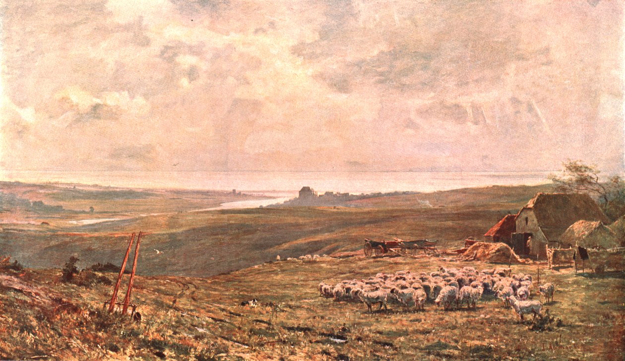 Stříbrná podšívka mraku, 1890, c1902. od Unbekannt