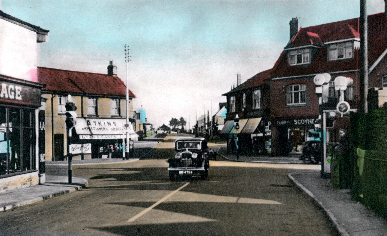 The Square, Braunton, Devon, počátek 20. století od Unbekannt