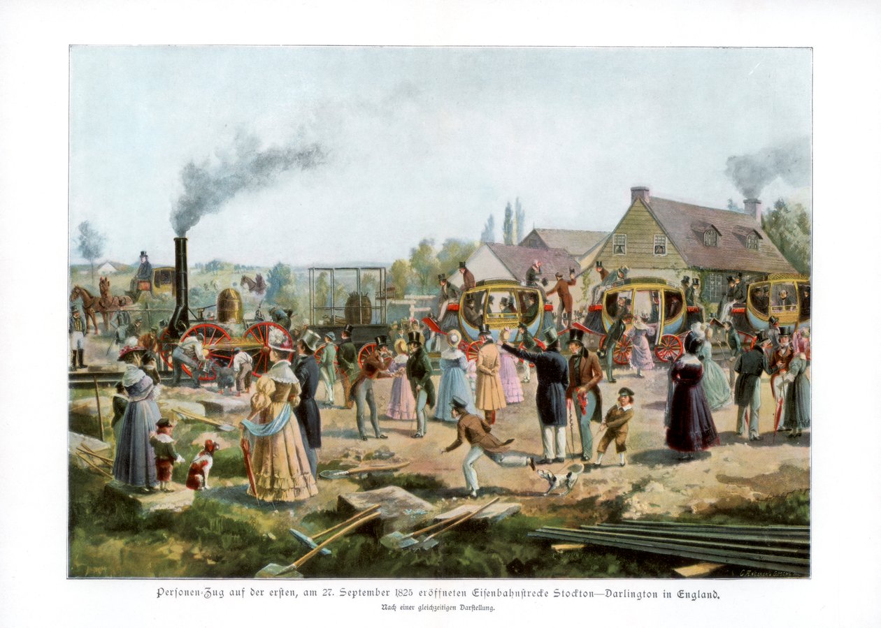 Stockton & Darlington Railway, 1825 1900 od Unbekannt