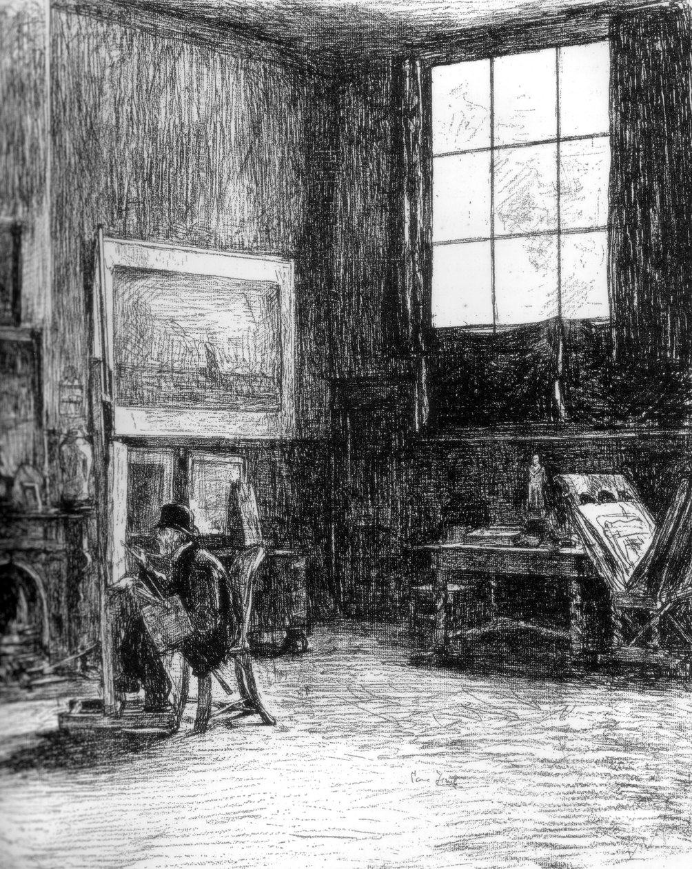 The Studio North, c1880-1882 od Unbekannt