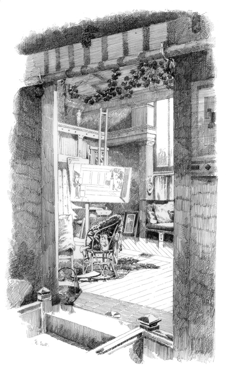 Studio, c1880-1882 od Unbekannt