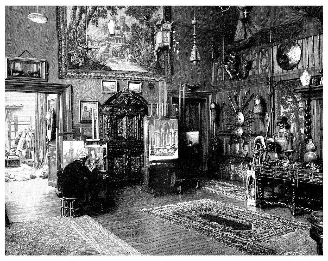 Studie monsieur JL Gerome, 1901 od Unbekannt