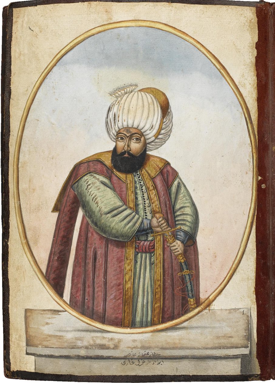 Sultán Osman I, počátek 19. století od Unbekannt