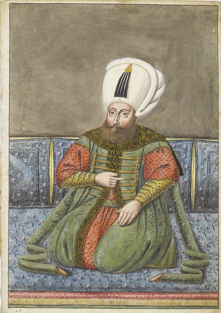 Sultán Osman I, počátek 19. století od Unbekannt