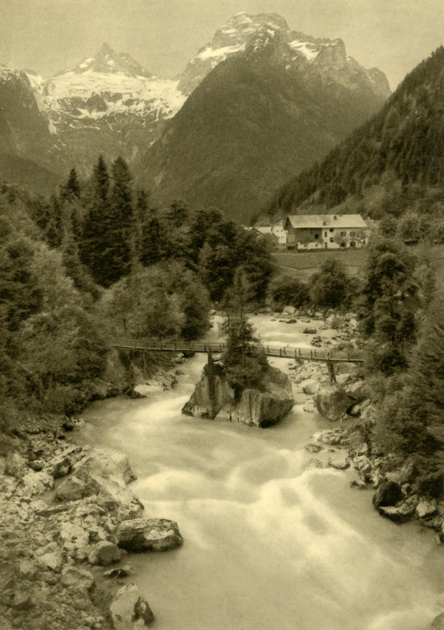 Ďáblův most Teufelsstein, Lofer, Rakousko, c1935. od Unbekannt