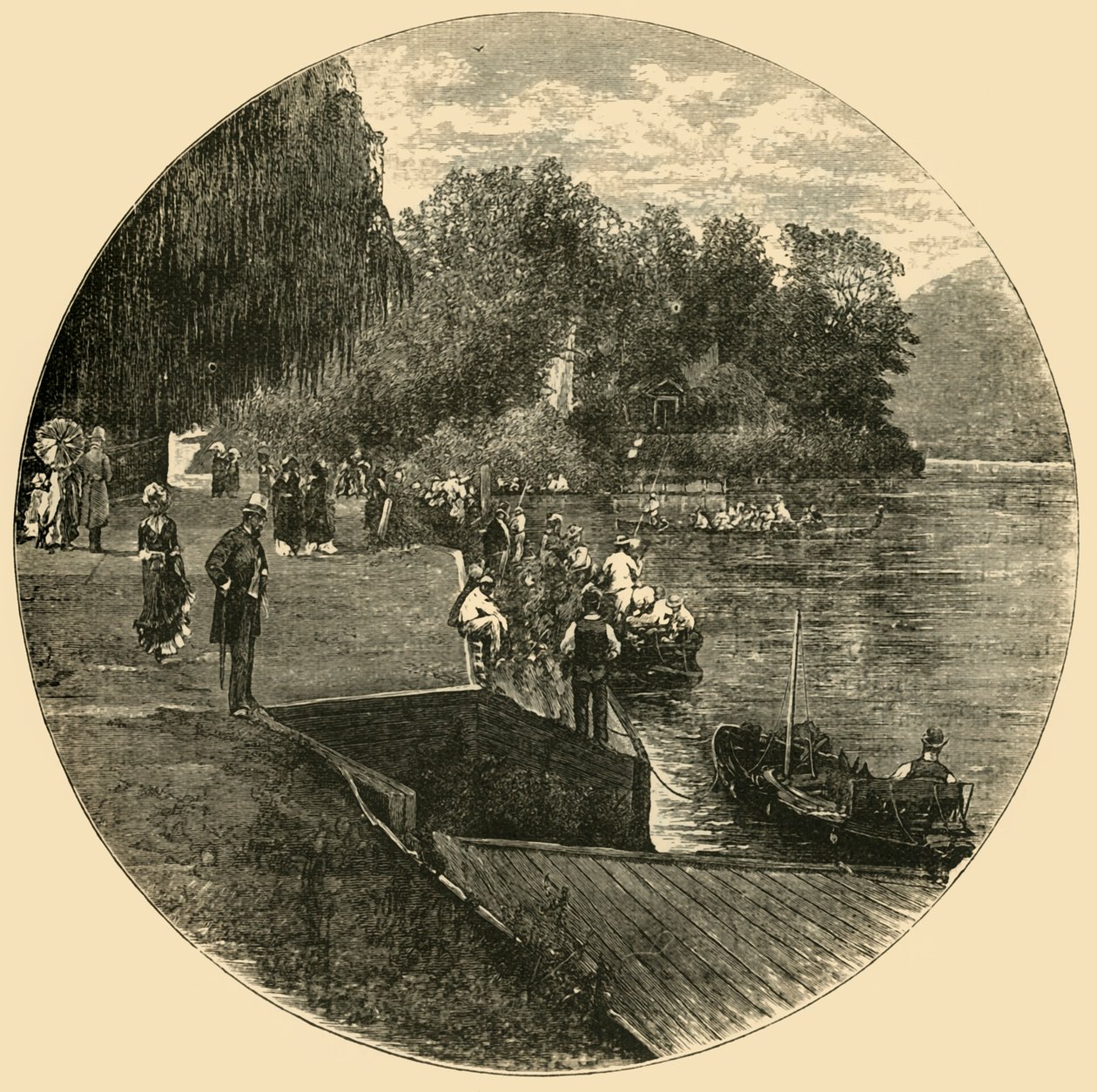 Temže v Ray Mead, 1898. od Unbekannt