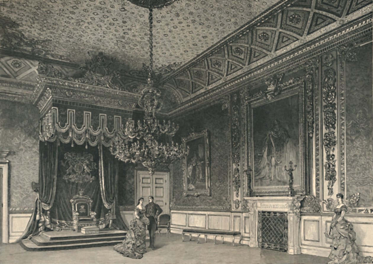 Trůnní sál, 1886 od Unbekannt