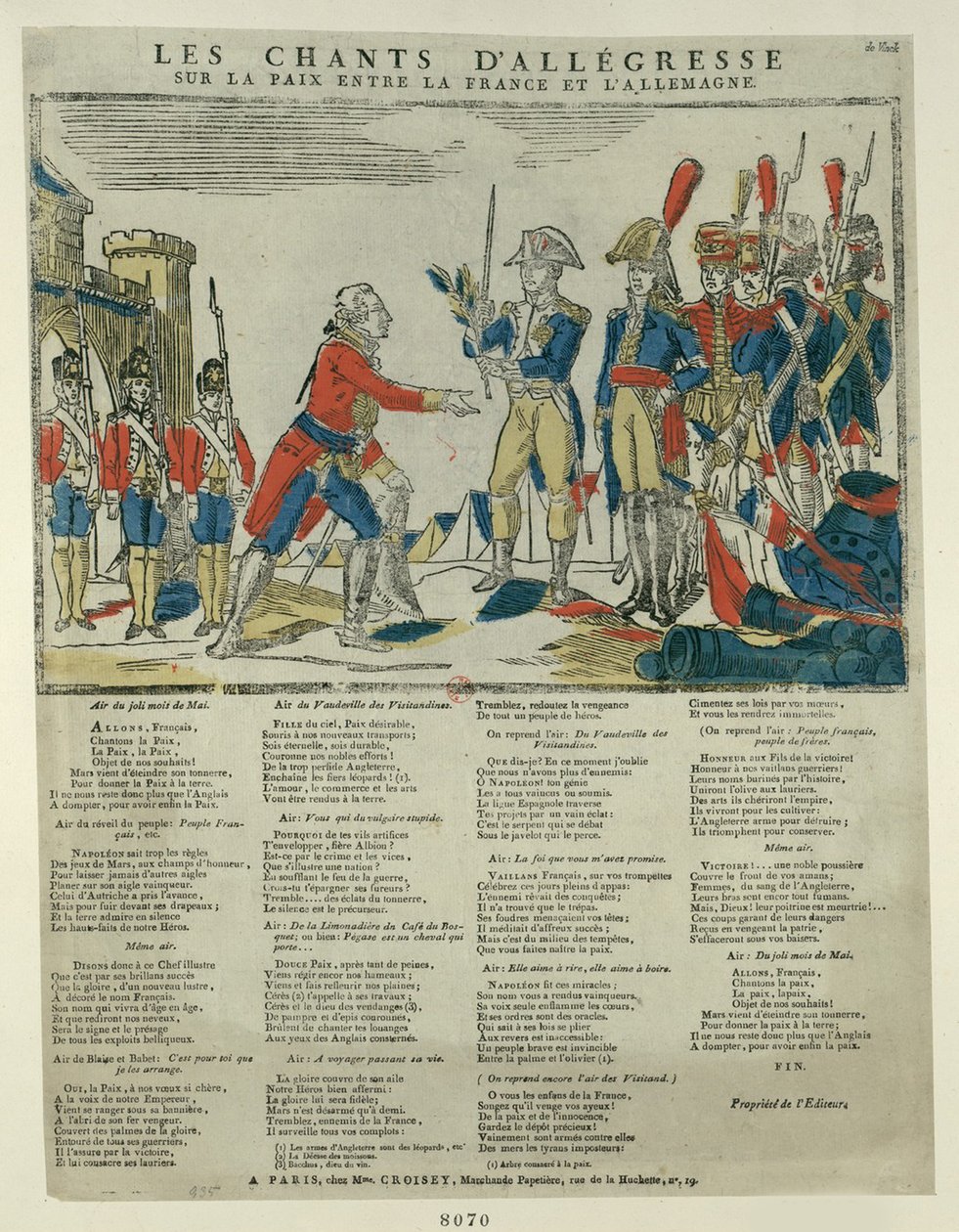 Pressburgská smlouva, 1805 od Unbekannt