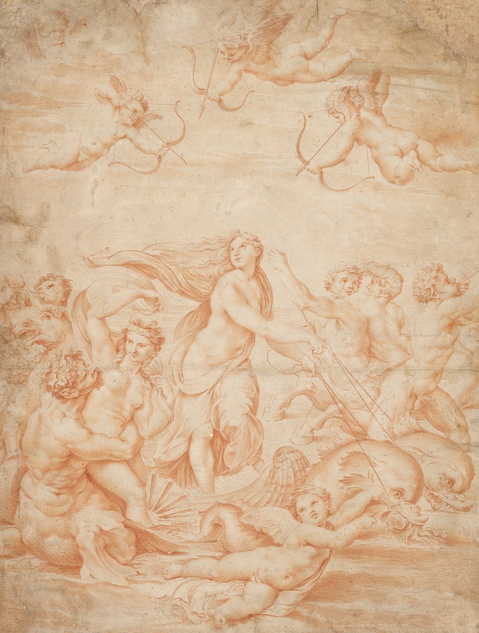 Triumf Galatea, 16. století od Unbekannt