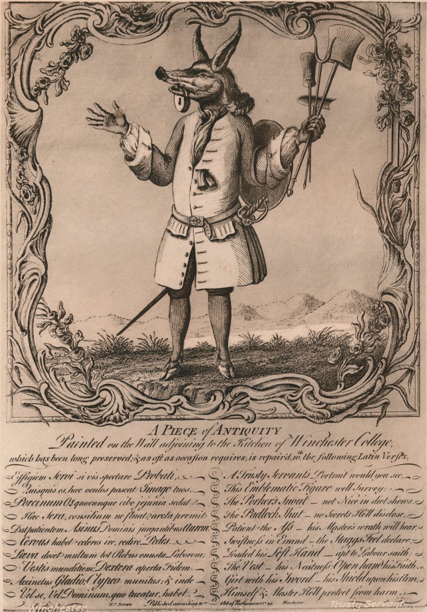 The Trusty Servant, 1579 počátek 20. století od Unbekannt