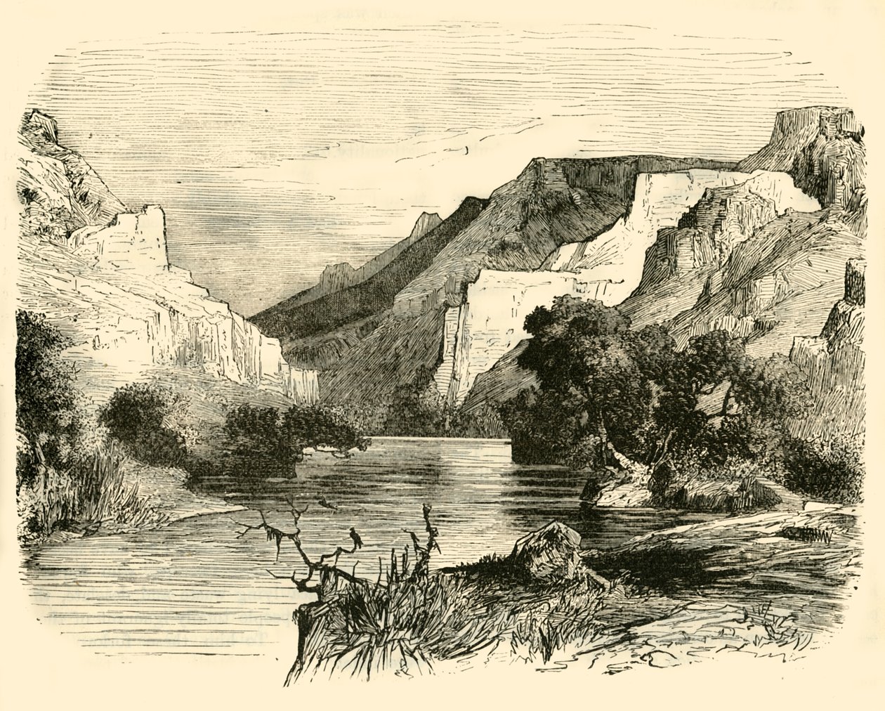 Údolí Tempe, 1890. od Unbekannt